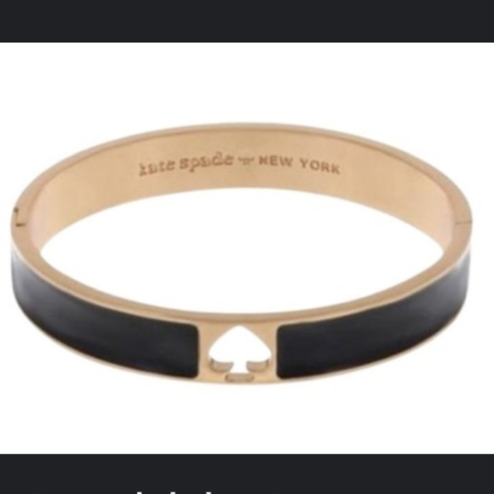 Kate Spade Hole Punch Bangle bracelet black